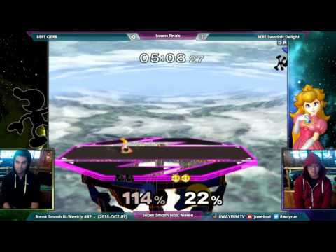 Break Smash #49   SSBM LF   BERT QERB VS BERT Swedish Delight