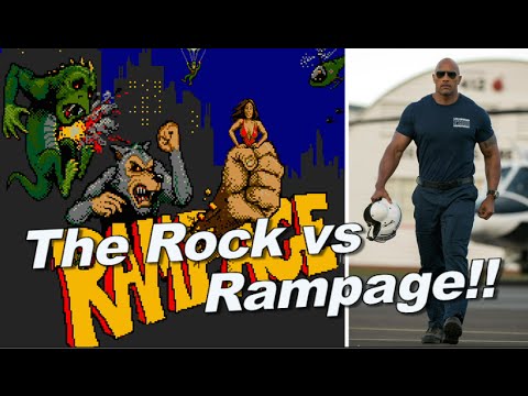 The Rock to star in Live Action Rampage film!!
