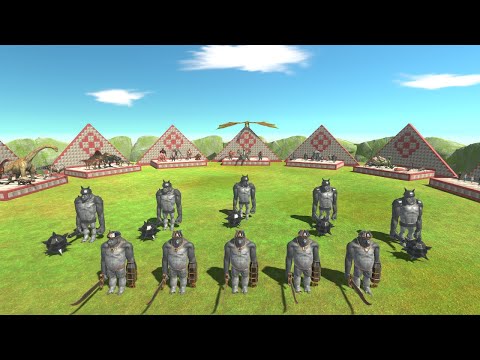 Scimitarilla And Shatterilla Army VS Every Faction - Animal Revolt Battle Simulator