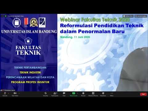 WEBINAR FAKULTAS TEKNIK UNISBA