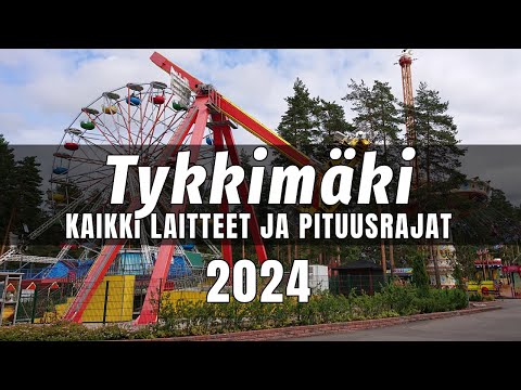 Tykkimäki - Kaikki laitteet ja pituusrajat 2024