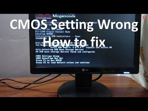 CMOS Setting Wrong