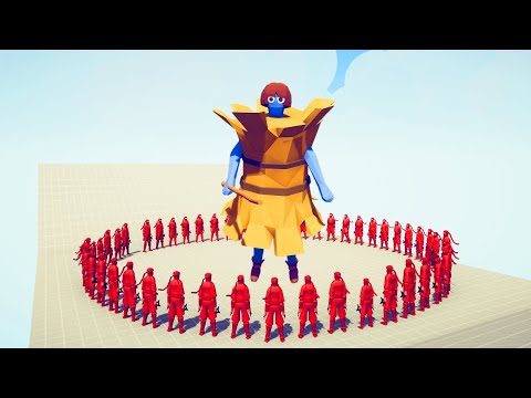 RİNG 100x NİNJA vs EVERY UNIT - Totally Accurate Battle Simulator TABS