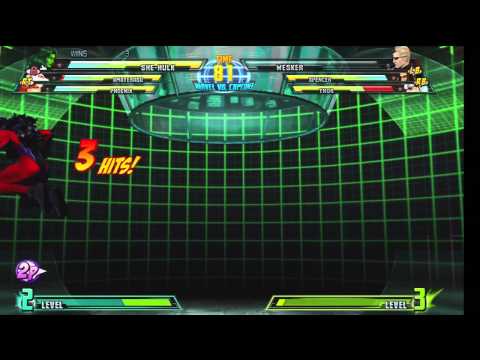 WeirdoNeo vs. Manny S (Part 1 of 2) - MvC3 Grand Finals - AKG @ Friendly Fire 4/17/11
