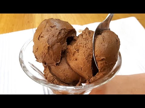 Only 3 INGREDIENTS and LOW CARB - Creamy Ice Cream, NO SUGAR AND MILK, Easy, Healthy and Delicious