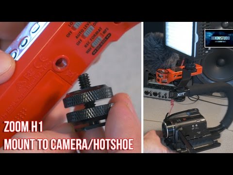 ZOOM H1 | MOUNT TO CAMERA/HOTSHOE [FOR $5!]