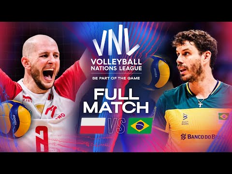 Poland 🇵🇱 vs. Brazil 🇧🇷 - Quarter Finals | VNL 2024 - Full Match