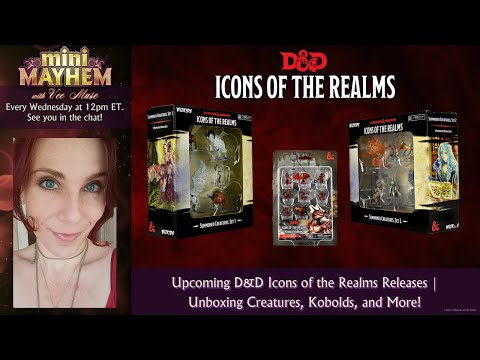 Creatures and Kobolds! | Unboxing Upcoming D&D Icons of the Realms Summer Releases!