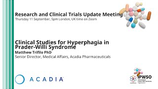 Clinical Studies for Hyperphagia in  Prader-Willi Syndrome