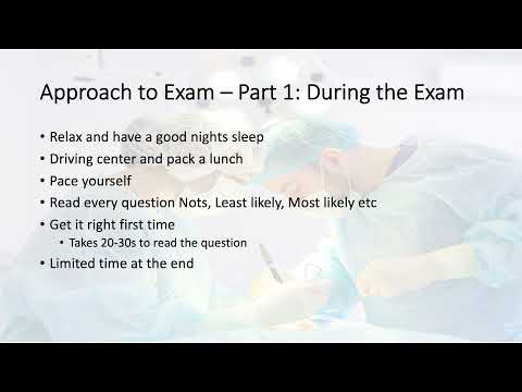 Higher FRCS Exam Advice