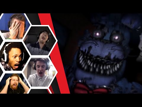 Lets Player's Reaction To Their First Jumpscare In FNAF 4 - Five Nights At Freddy's 4