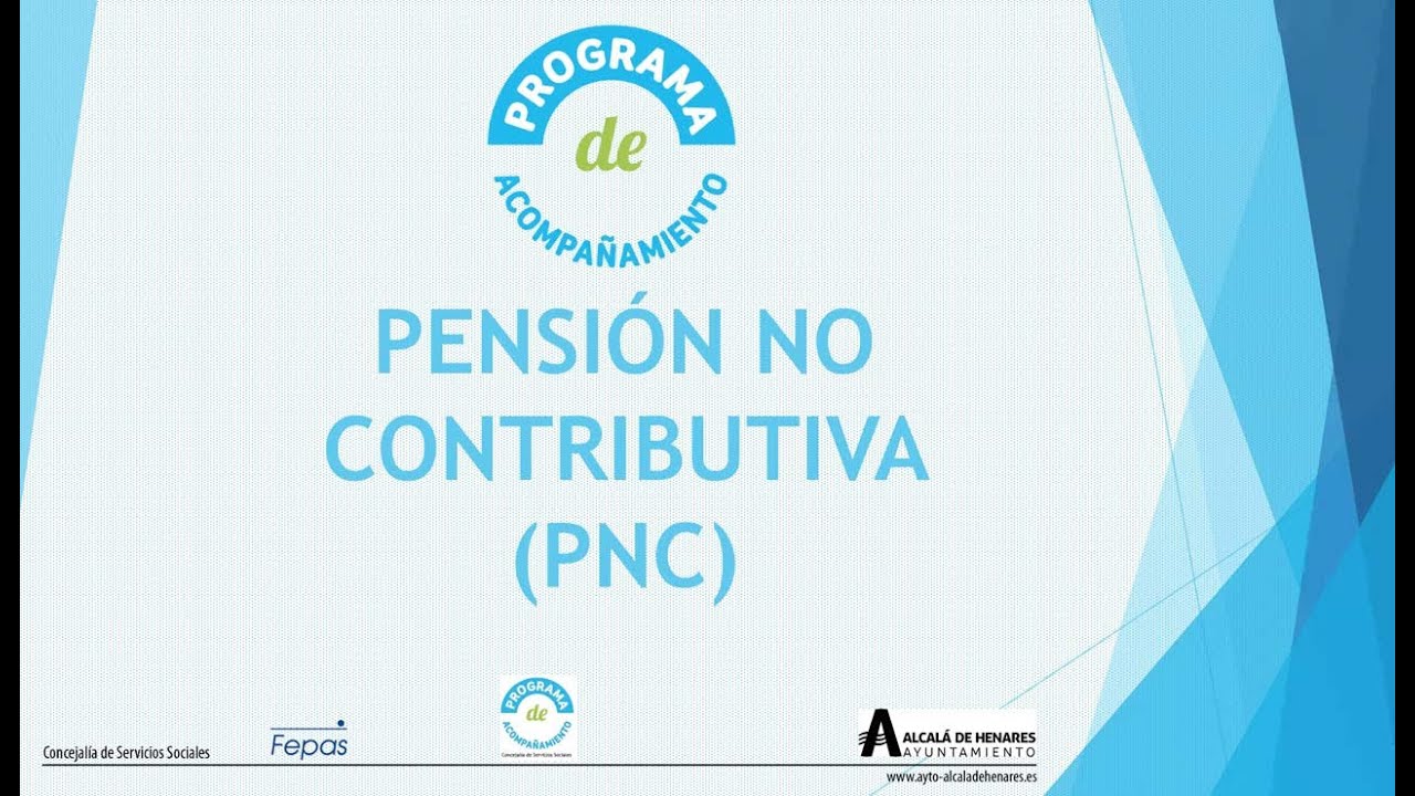 ¿Qué es la pensión no contributiva