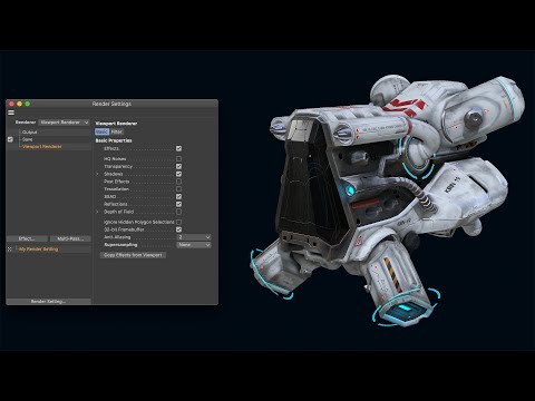 Tip - 292: How to quickly copy Viewport Effects over to the Render Settings in Cinema 4D S22