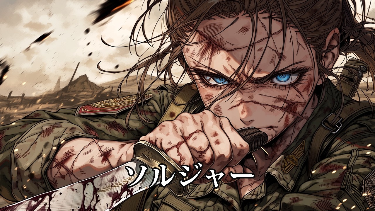 【フリーBGM】抗え、その命燃え尽きるまで。孤独な戦士の咆哮「ソルジャー」【戦闘・ロック・かっこいい・疾走感】