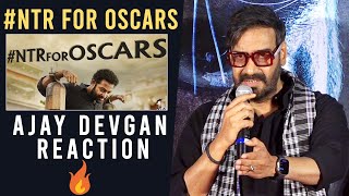 Ajay Devgan's First Reaction To RRR Movie Nominated To Oscar Awards | #NTRForOscars | Daily Culture