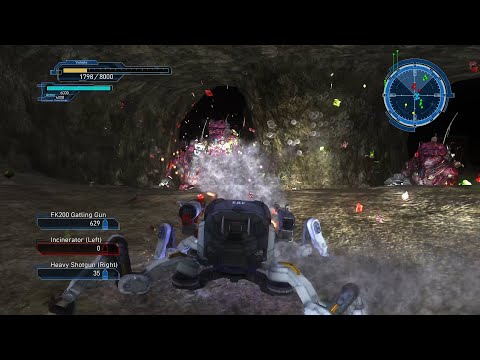 EDF Earth Defense Force 5 M 32 Cave Invasion Stage 1 - Inside Job - Air Raider Inferno