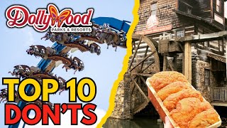 Dollywood's Top 10 Don't Do's! Pigeon Forge, Tennessee