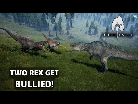 TWO BULLY REX get WORKED by SOLO ACRO - Acro vs Rex 1v2 & 1v1 - The Isle Legacy - (River Den Server)