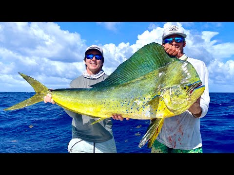 MONSTER DOLPHIN in the Florida Keys! Catch Clean and Cook