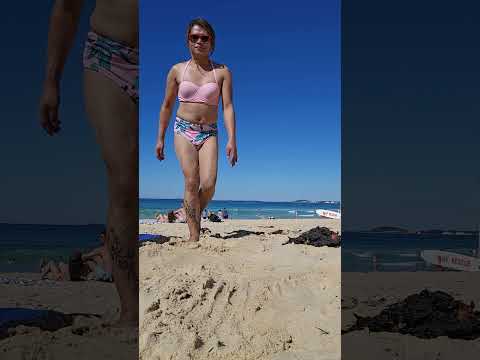 loving the sun of beach