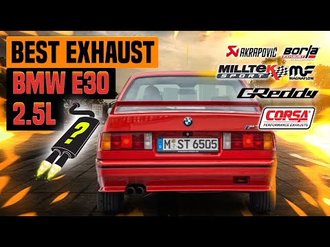 BMW E30 Exhaust Sound 2.5L 🔥 Acceleration,Turbo,Modified,Review,Upgrade,Magnaflow,Scorpion,Remus+