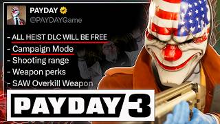 Everything You Need To Know About The New PAYDAY 3 Roadmap