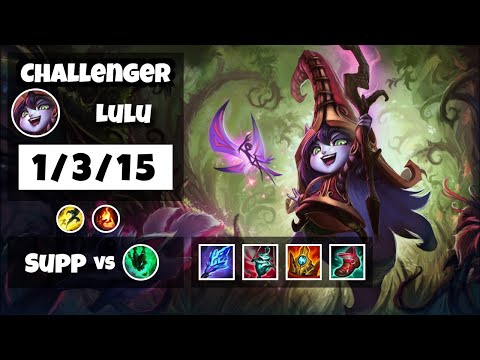 Lulu vs Thresh EU Challenger SUPPORT (1/3/15) - v11.13