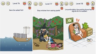 Brain Out 2 - Level 76, 77, 78 Gameplay Solution