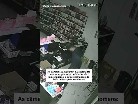 Loja de eletrônicos é furtada durante a madrugada em Augustinópolis