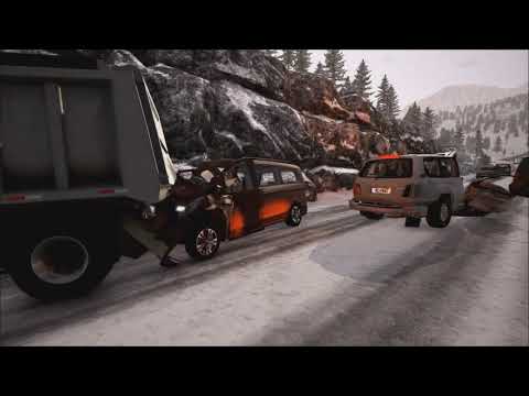 BeamNG Drive   Dangerous Overtaking Crashes #1