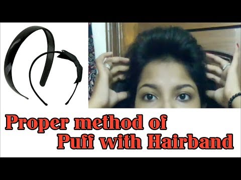 ~TRICK~ HOW TO GET PERFECT PUFF WITH HAIRBAND || PROPER WAY OF PUFF | Stylopedia