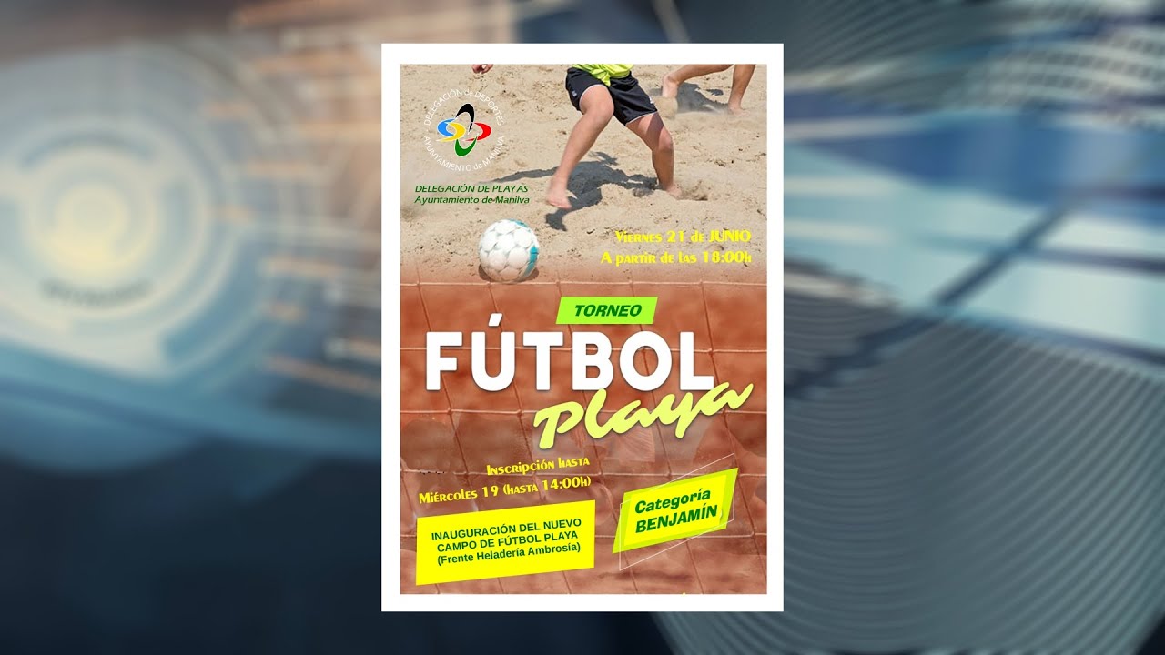Torneo de Fútbol Playa benjamín