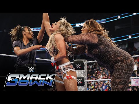 Nia Jax annihilates Trish Stratus and Tiffany Stratton: SmackDown highlights, Feb. 21, 2025