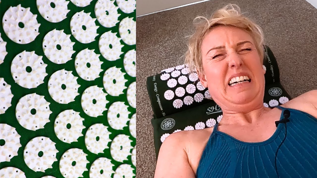 I Laid on These Spikes Everyday (acupressure mat experiment)