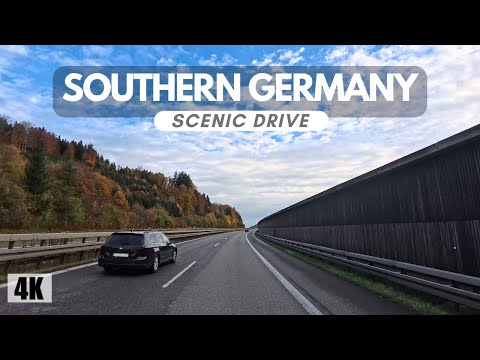 Driving Germany’s A96: Scenic Autobahn from Wangen to Landsberg | ASMR | 4K