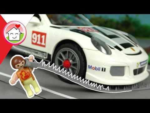 Playmobil Policja po polsku Pułapka prędkości - Rodzina Hauserów