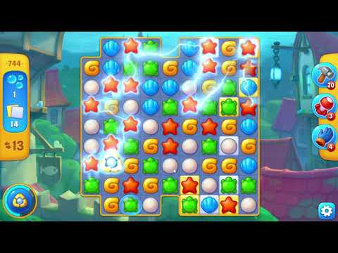 Fishdom 744 Level - NO BooSTERS