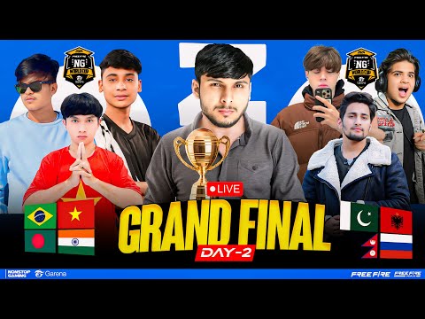 NG WORLD CUP GRAND FINAL DAY 2  🔥🏆 NG , AFF, TSG, 7XIS, INF, HH, RE 💀#nonstopgaming -free fire live