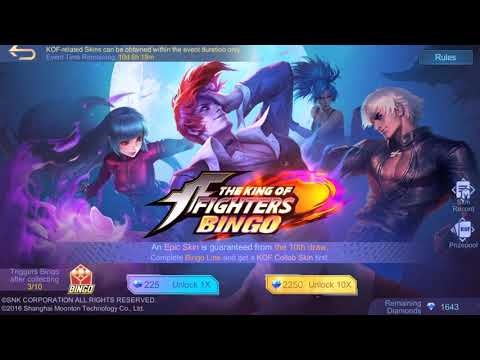 Chou Lori Yagami Draw Event KOF /Mobile Legend