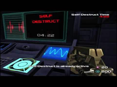 Timesplitters 2 (PS2) walkthrough - FINAL LEVEL - Space Station