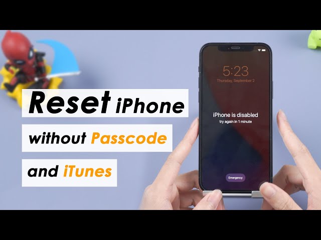 fixppo how to factory reset iPhone without a passcode