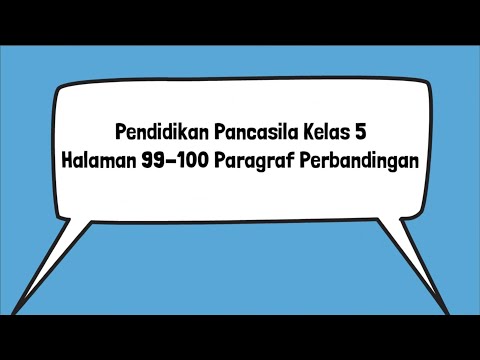 Kunci Jawaban Pendidikan Pancasila Kelas 5 Halaman 99 100 Paragraf Perbandingan Kurikulum Merdeka