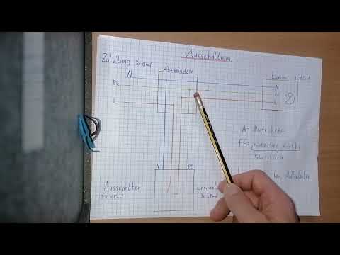 Elektroschaltplan Ausschaltung Skizze super einfach erklärt