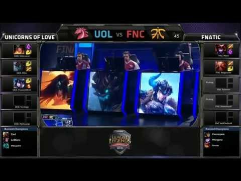 Fnatic vs Unicorns of Love | Game 4 Grand Finals S5 EU LCS Spring 2015 playoffs | FNC vs UOL G4