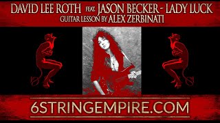 DAVID LEE ROTH / JASON BECKER - LADY LUCK - Part 2 (SOLO)