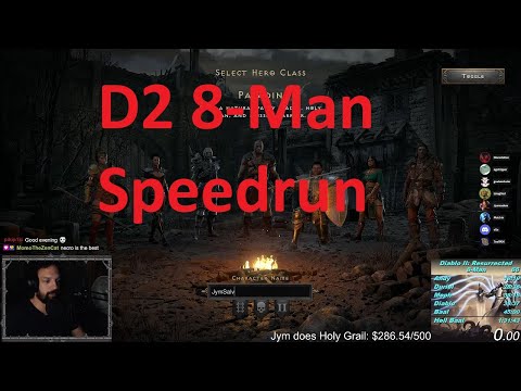 8-Man Speedrun 1:28:18 - Diablo 2 Resurrected