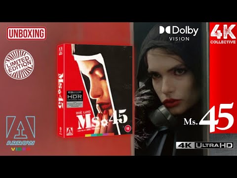Abel Ferrara’s MS. 45 Arrow Video 4K UltraHD Blu-Ray Limited Edition Unboxing