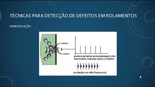 Detecção de defeitos em rolamentos por análise de vibrações mecânicas