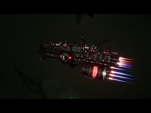 Iron Hands vs Chaos - Skalgrim Mod - Massive Battle - Battlefleet Gothic Armada 2
