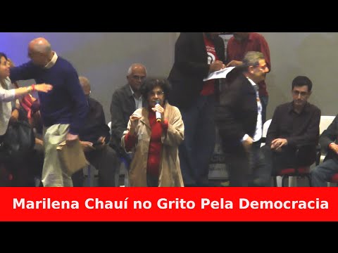 Marilena Chaui no Grito Pela Democracia - 21/05/2016
